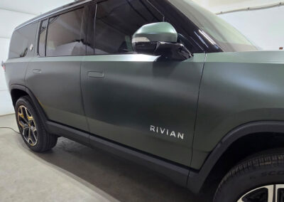 Forest Green Rivian RS1 Paint Protection Film